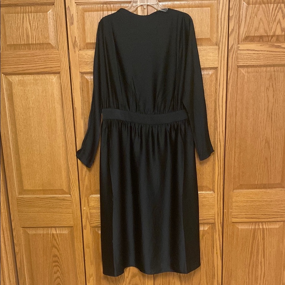 H&M Women’s XL Black Long Sleeve Crew Neck Dress